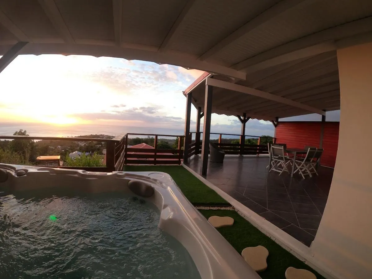 Gite Passion Kreyol, Vue Mer Et Montagne, Spa Prive Vieux-Habitants Guadeloupe