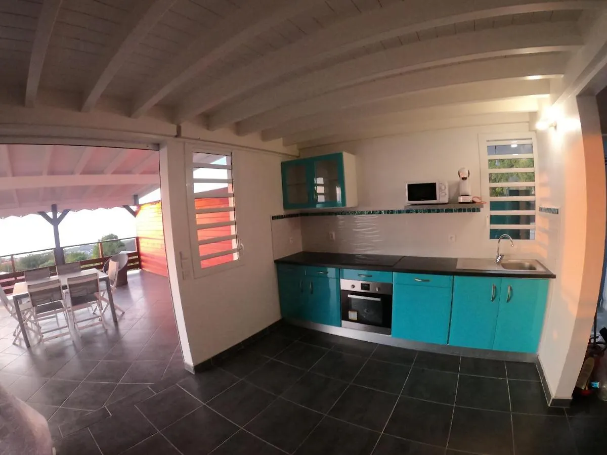 Gite Passion Kreyol, Vue Mer Et Montagne, Spa Prive Vieux-Habitants Holiday home