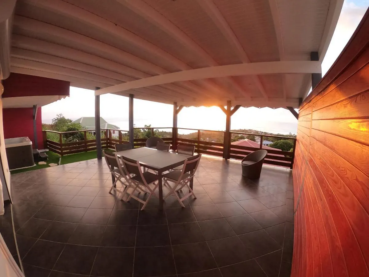 Gite Passion Kreyol, Vue Mer Et Montagne, Spa Prive Vieux-Habitants